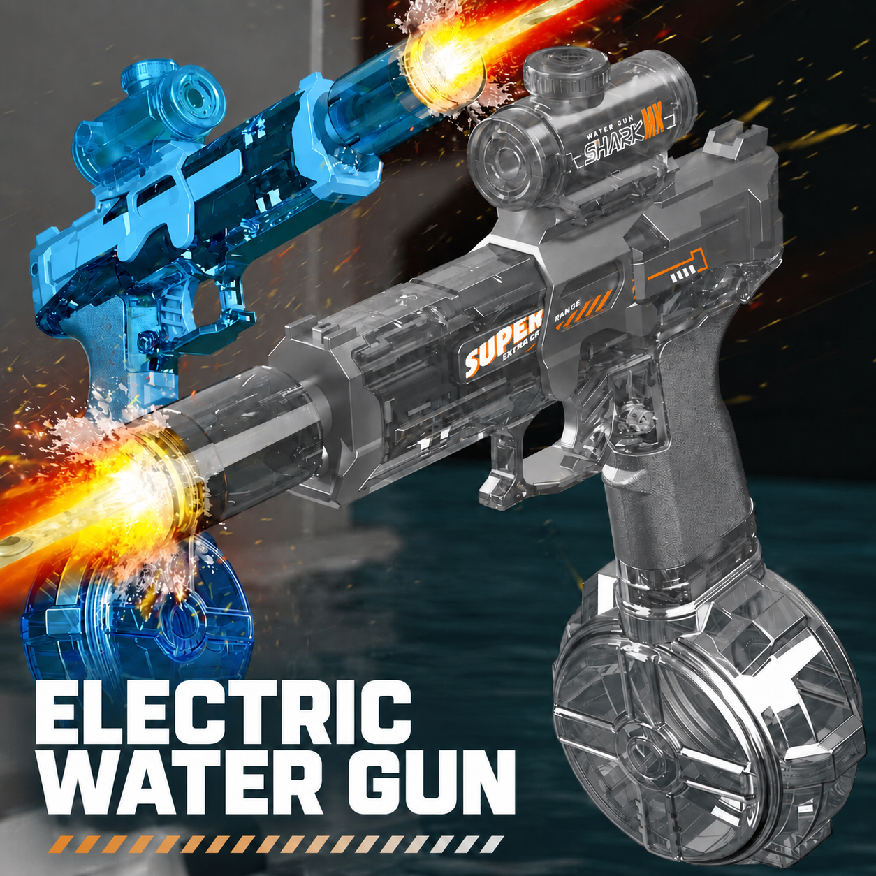 SplashMagz™ Electric Water Gun – Auto-Soaking Blaster for Kids & Adults